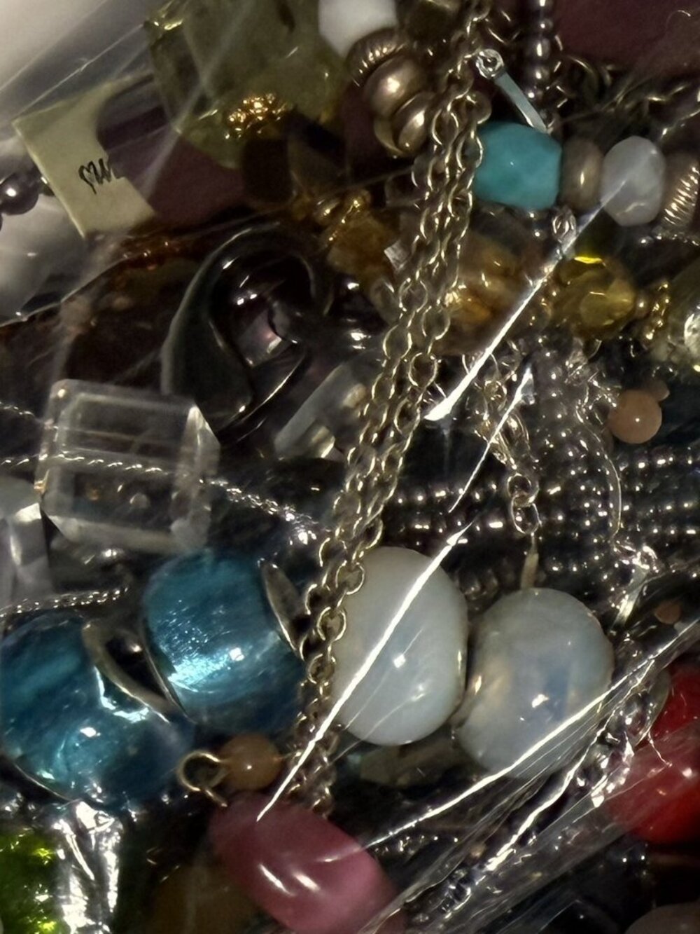 NEW UNUSED Mystery Jewelry Bag Beaded Theme